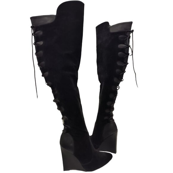 Olga Wedge Heeled Boot Woman's size 7 - Picture 1 of 7